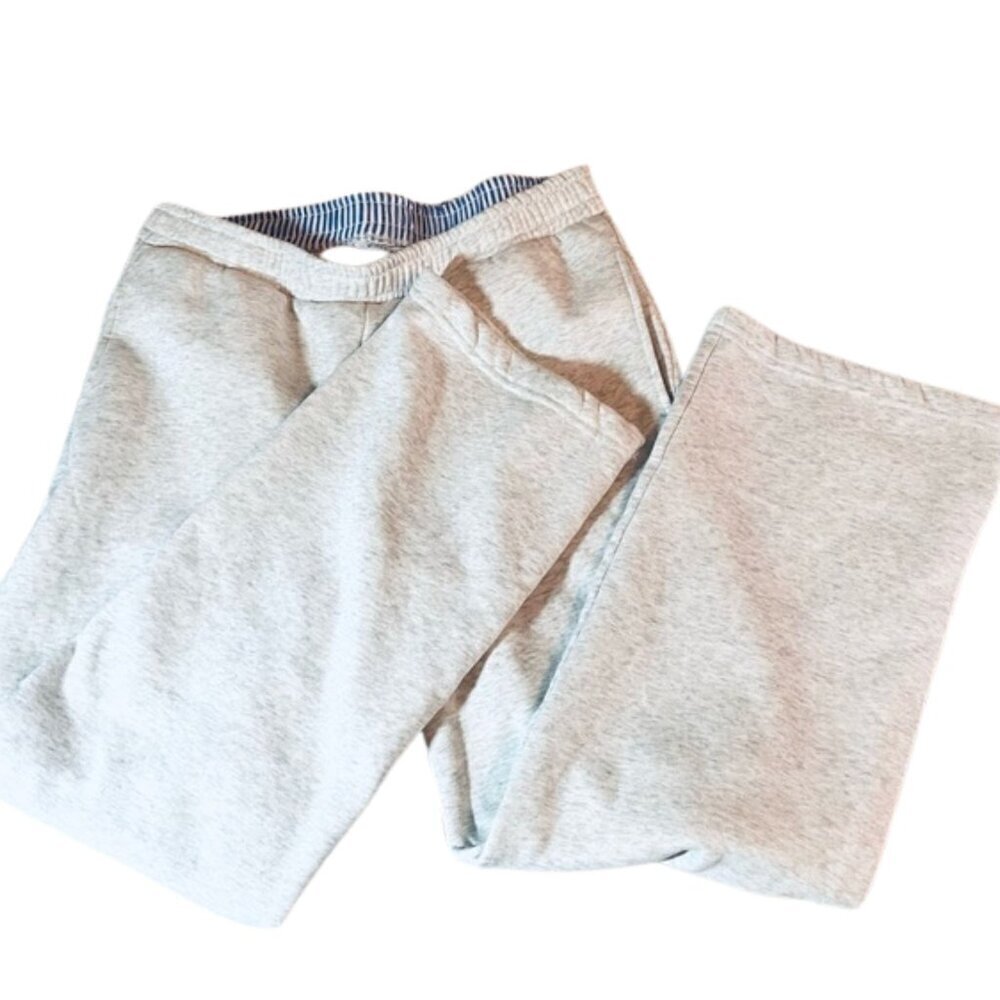 Witty Fox Women’s Wide-Leg Jogger Pants – Light Gray, Size Large
